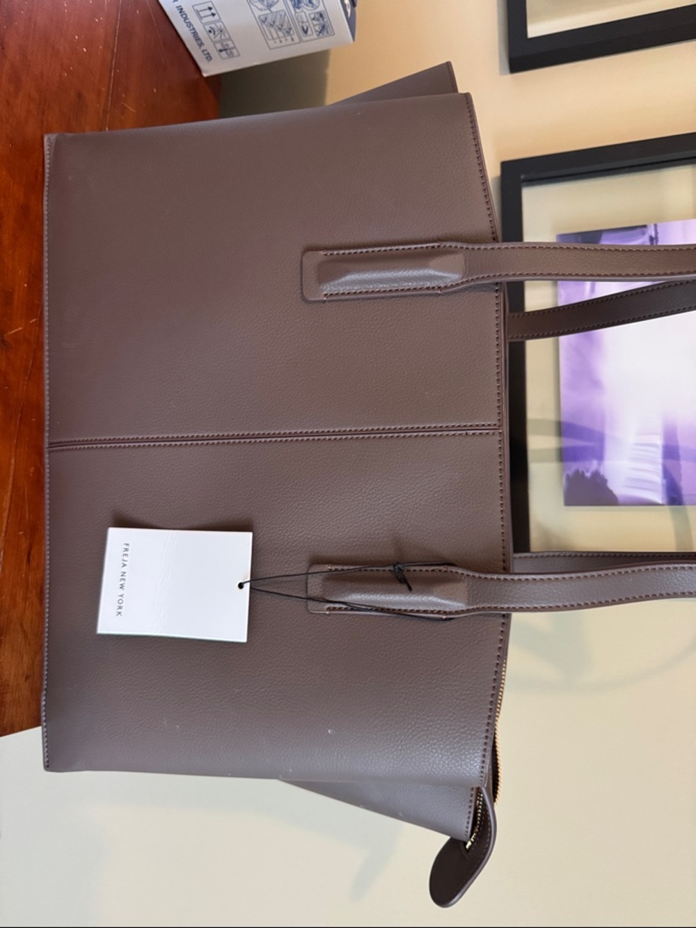 Freja New York Paloma Tote Espresso EUC
